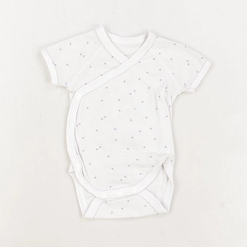 Body blanc - Petit Bateau - Mixte 0 mois - Seconde Main