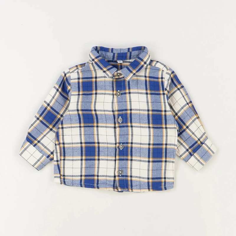 Chemise bleu - Sans marque - Garçon 6 mois - Seconde Main
