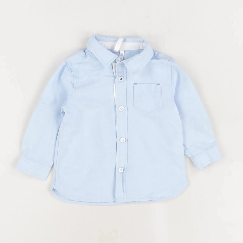 Chemise bleu clair - Orchestra - Garçon 6 mois - Seconde Main