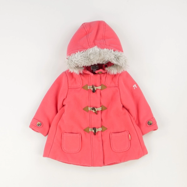 Manteau rouge - Nano nanette - Fille 6 mois - Seconde Main