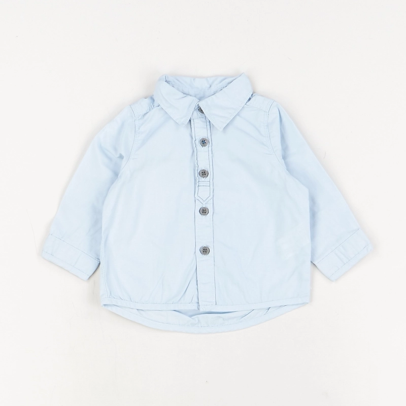 Chemise bleu - Inextenso - Garçon 3 mois - Seconde Main