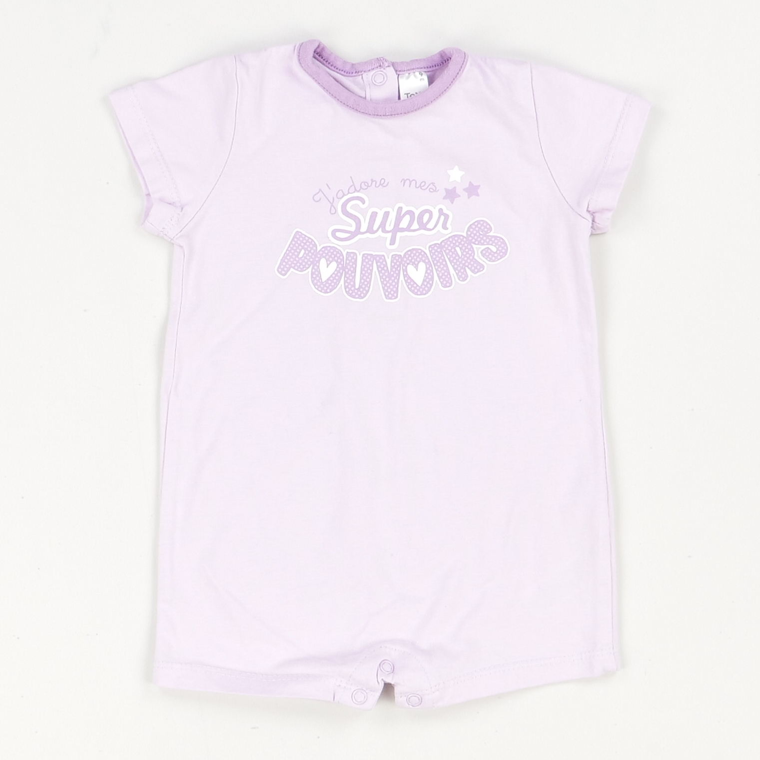 Combinaison violet - Tex - Fille 9 mois - Seconde Main