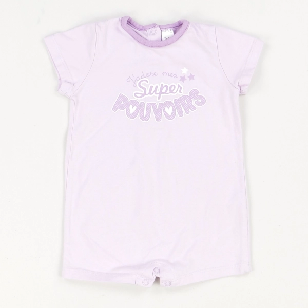 Combinaison violet - Tex - Fille 9 mois - Seconde Main