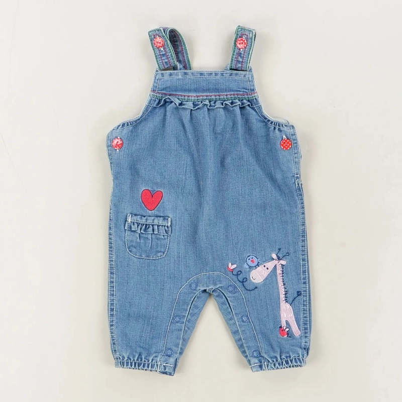 Salopette bleu - Baby Club - Fille 1 mois - Seconde Main