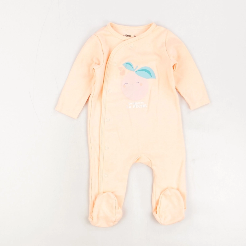 Pyjama beige - Gémo - Fille 6 mois - Seconde Main