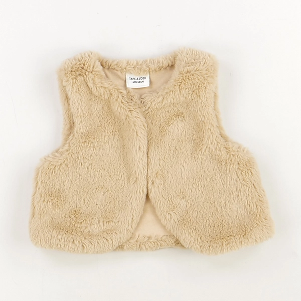 Gilet beige - Tape à l'oeil - Fille 6 mois - Seconde Main