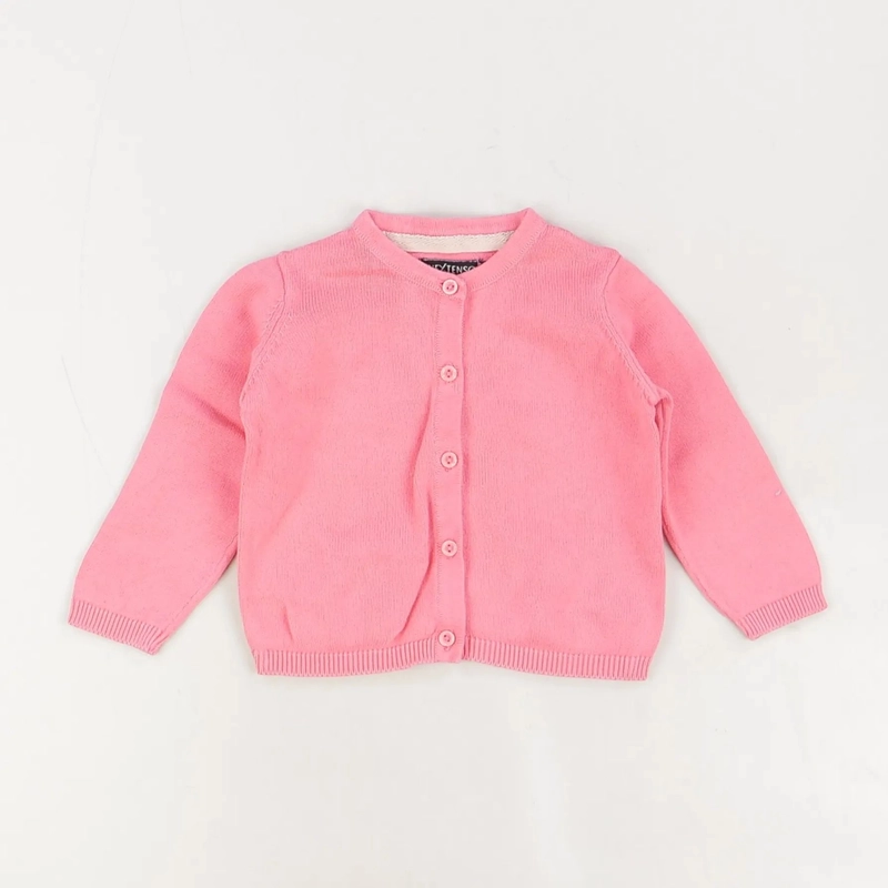 Gilet rose - Inextenso - Fille 6 mois - Seconde Main