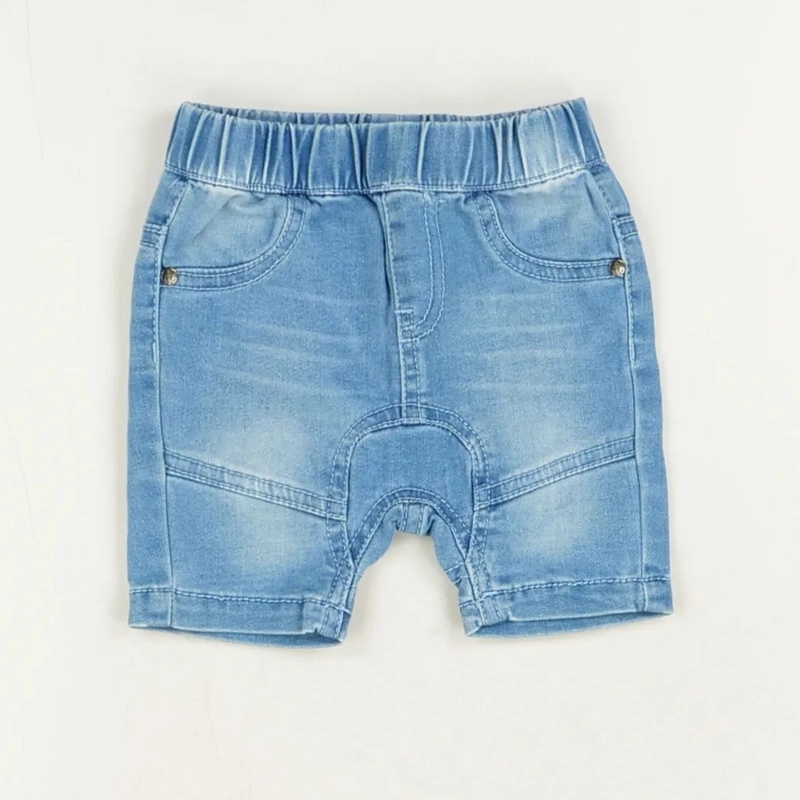 Short bleu clair - 3 Pommes - Garçon 3 mois - Seconde Main