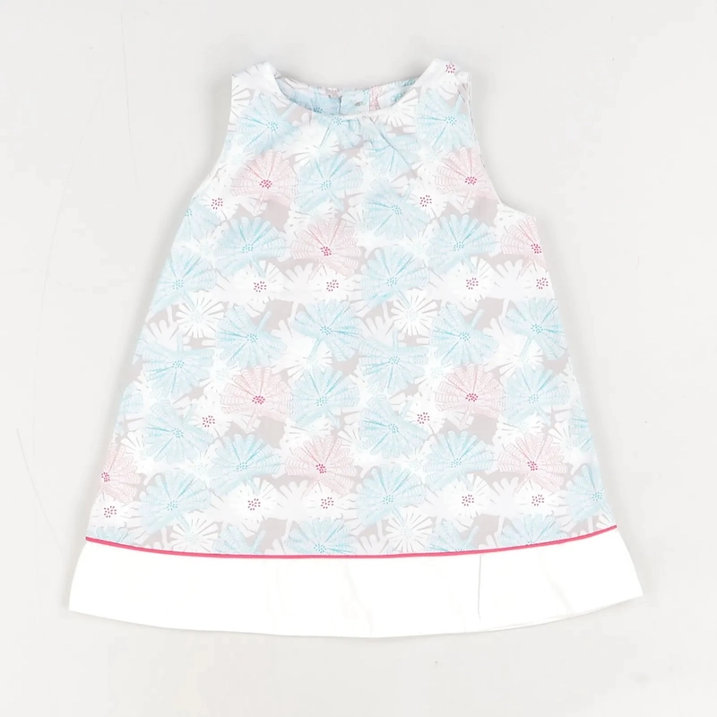 Robe blanc - Obaibi - Fille 6 mois - Seconde Main