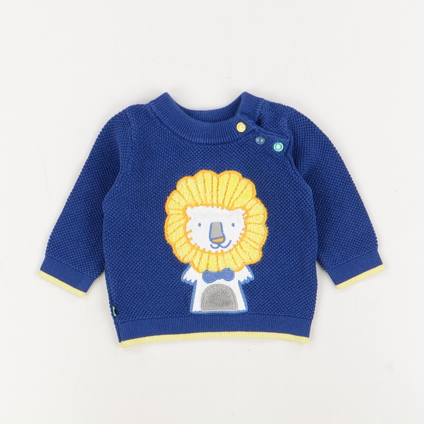 Pull bleu - Sergent Major - Garçon 3 mois - Seconde Main