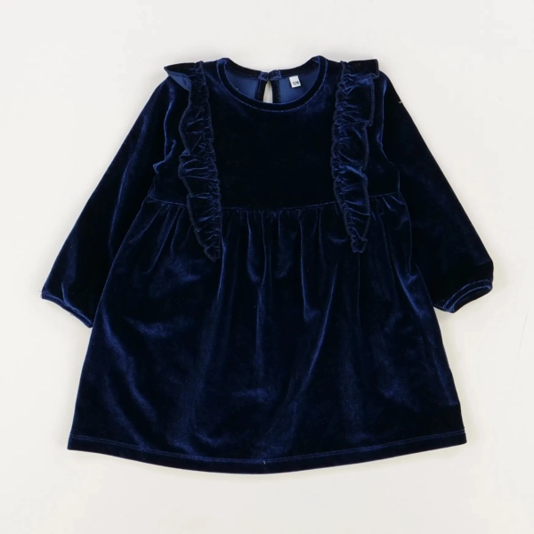 Robe bleu - Sans marque - Fille 12 mois - Seconde Main