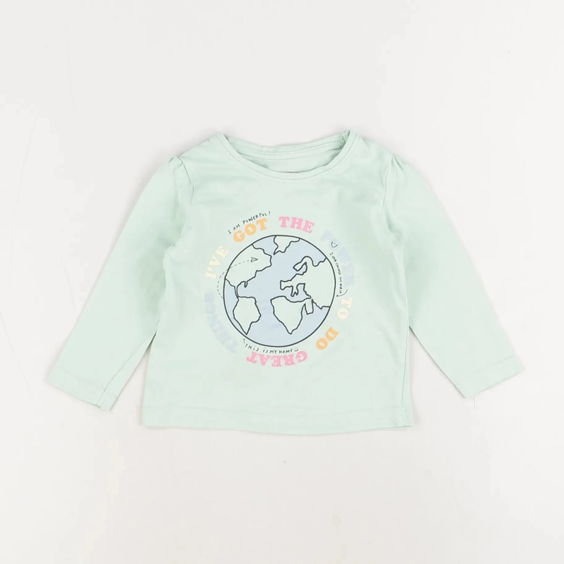 T-shirt bleu clair - Primark - Mixte 12 mois - Seconde Main