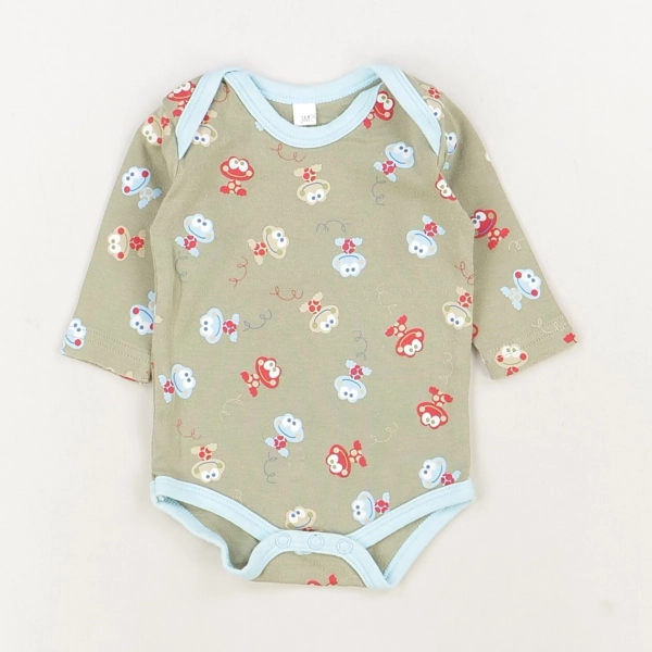 Body kaki - Sans marque - Fille 3 mois - Seconde Main