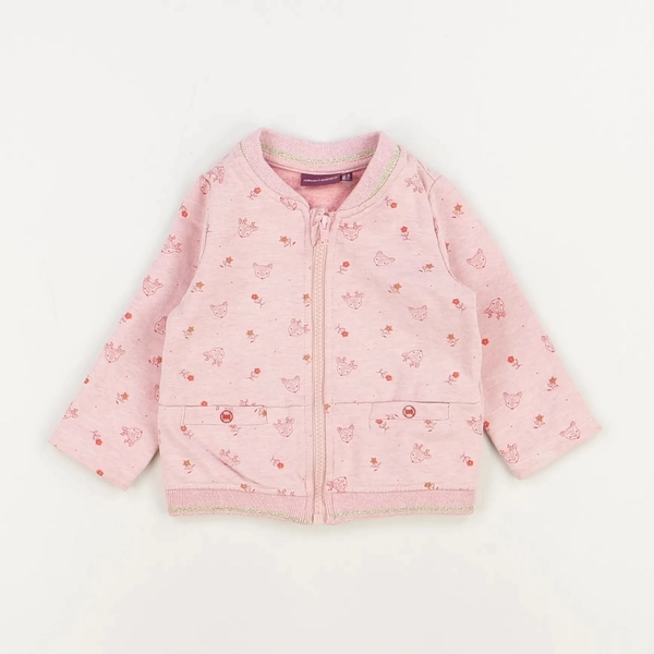 Pull rose - Sergent Major - Fille 9 mois - Seconde Main