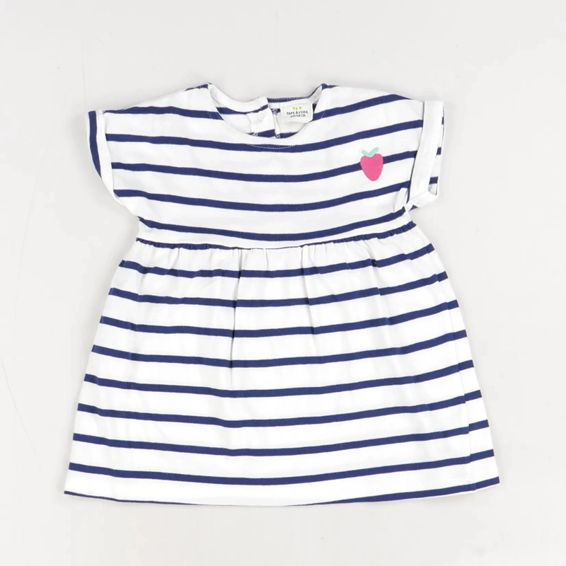 Robe blanc - Tape à l'oeil - Fille 6 mois - Seconde Main