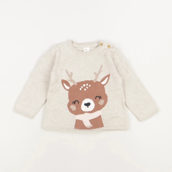 Pull beige - H&M - Fille 18 mois - Seconde Main