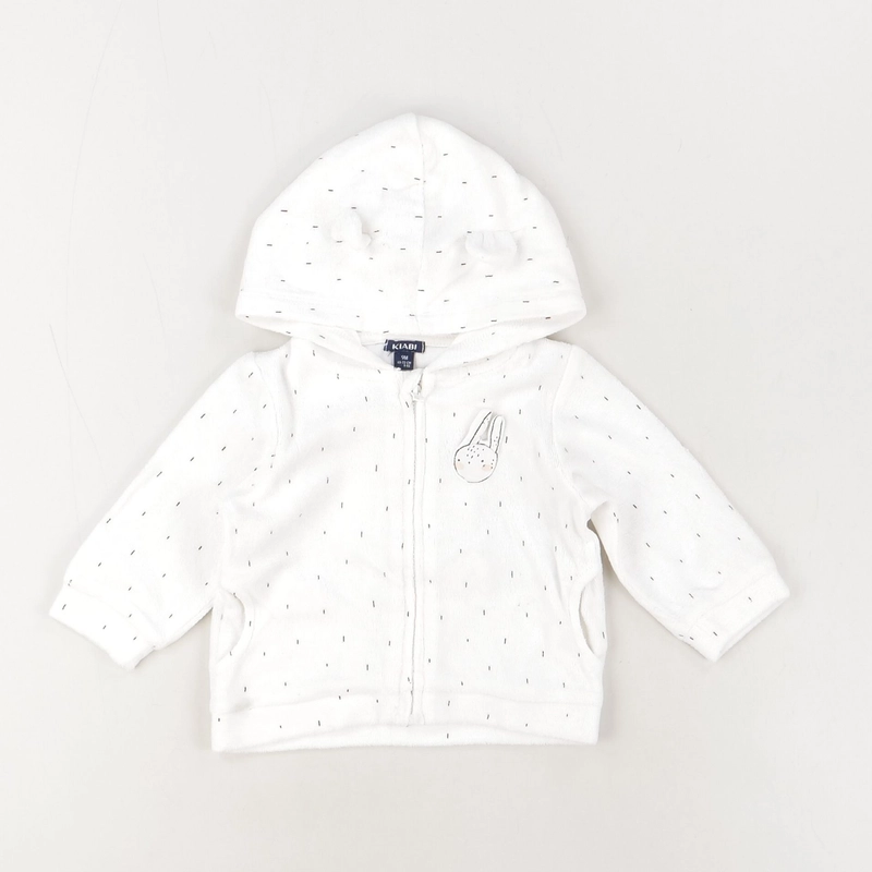 Pull blanc - Kiabi - Fille 9 mois - Seconde Main
