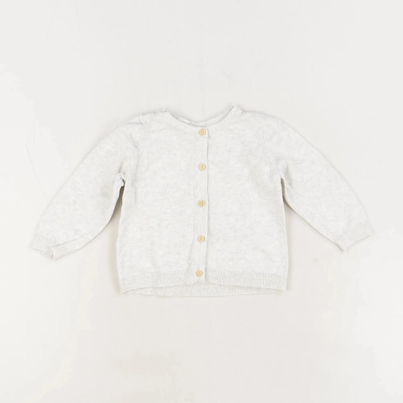 Gilet gris - H&M - Mixte 6 mois - Seconde Main