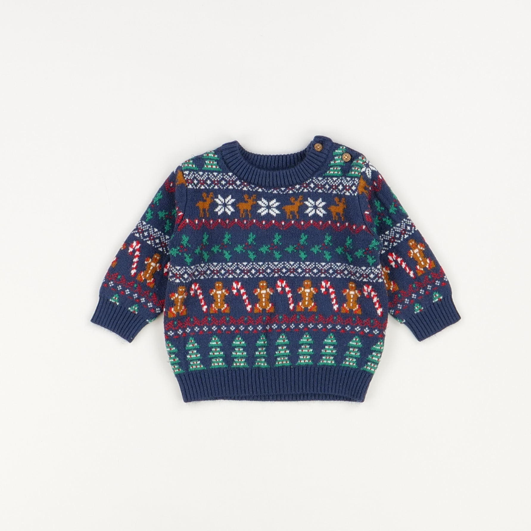 Pull multicolore - Inextenso - Garçon 6 mois - Seconde Main