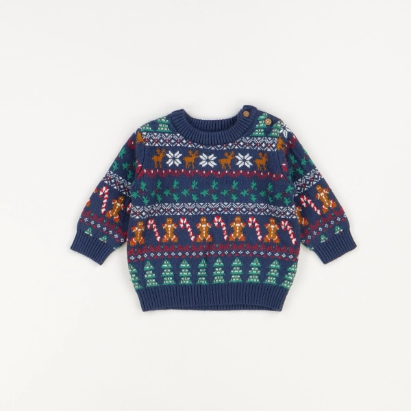 Pull multicolore - Inextenso - Garçon 6 mois - Seconde Main