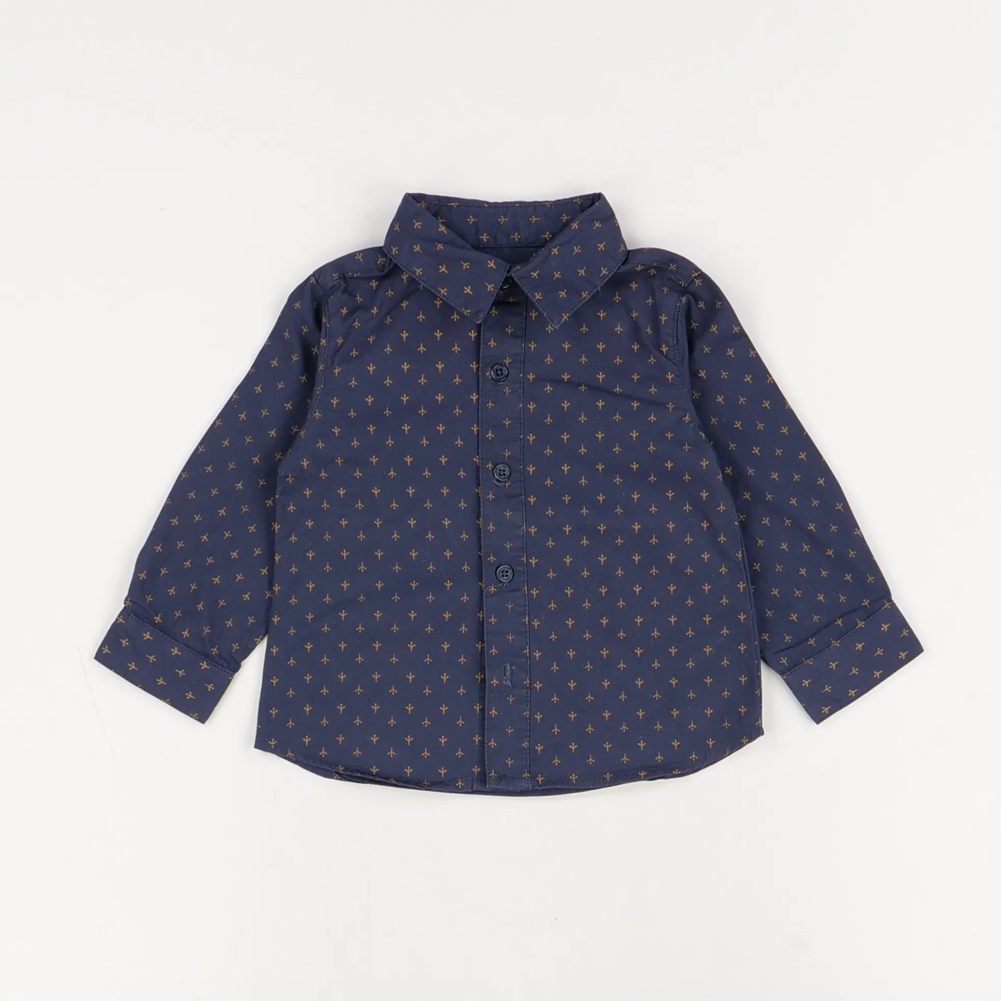 Chemise bleu - La redoute - Garçon 12 mois - Seconde Main