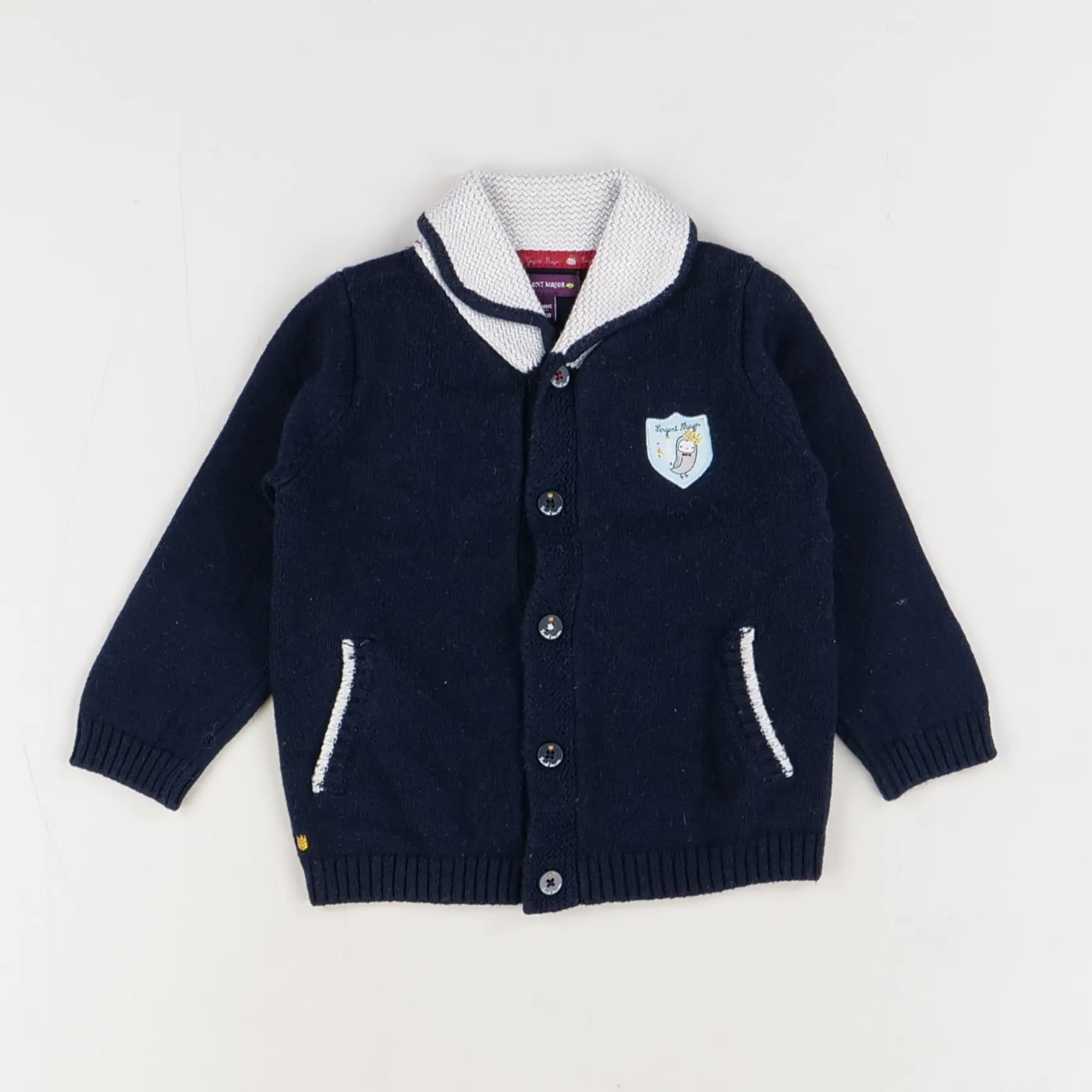 Gilet bleu Sergent Major Garçon 18 mois Seconde Main