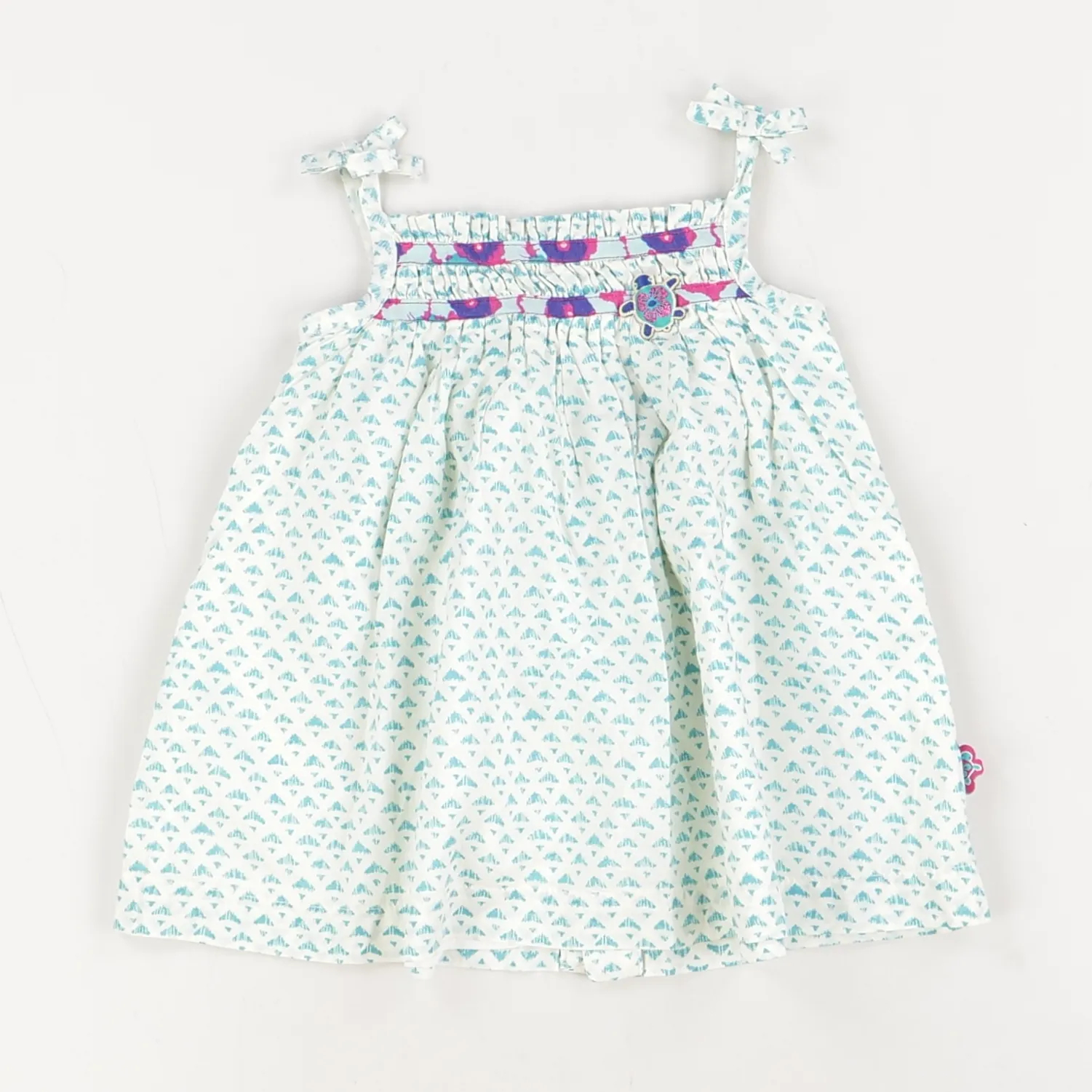 Robe vert - Sergent Major - Fille 3 mois - Seconde Main