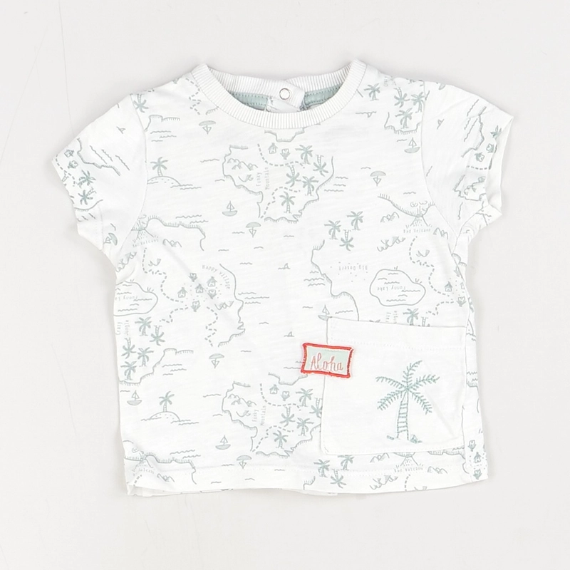 T-shirt blanc - Kiabi - Garçon 3 mois - Seconde Main
