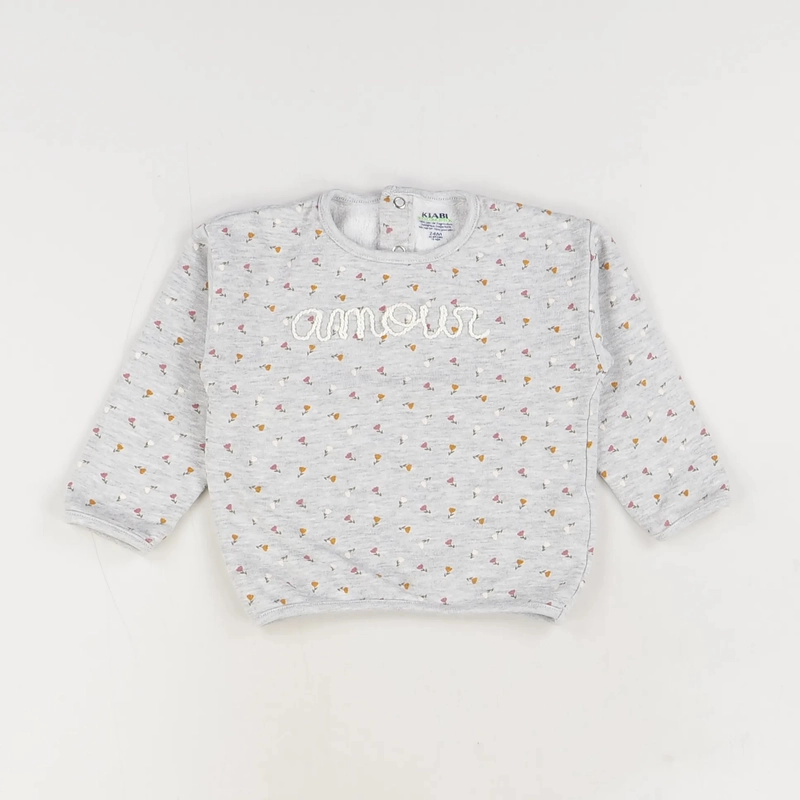 Pull blanc - Kiabi - Fille 24 mois - Seconde Main