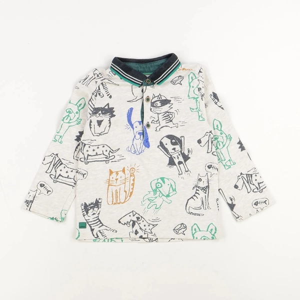 Polo multicolore - Catimini - Garçon 2 ans - Seconde Main
