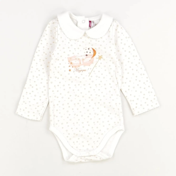 Body blanc - Orchestra - Fille 6 mois - Seconde Main