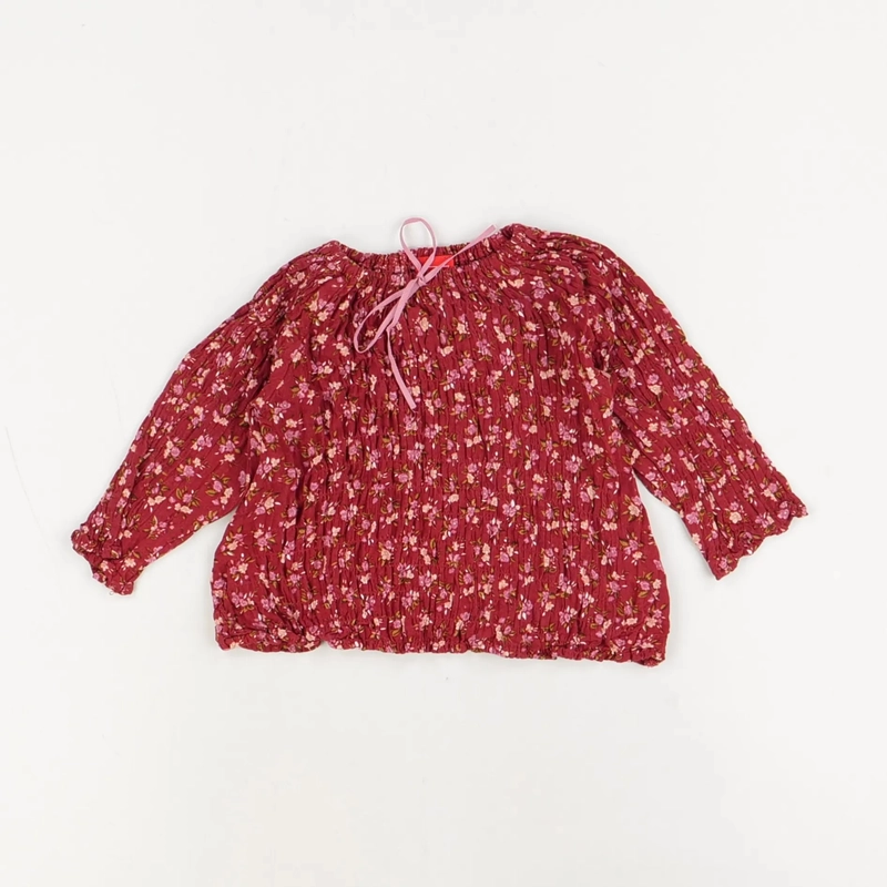T-shirt rouge - Tex - Fille 6 mois - Seconde Main
