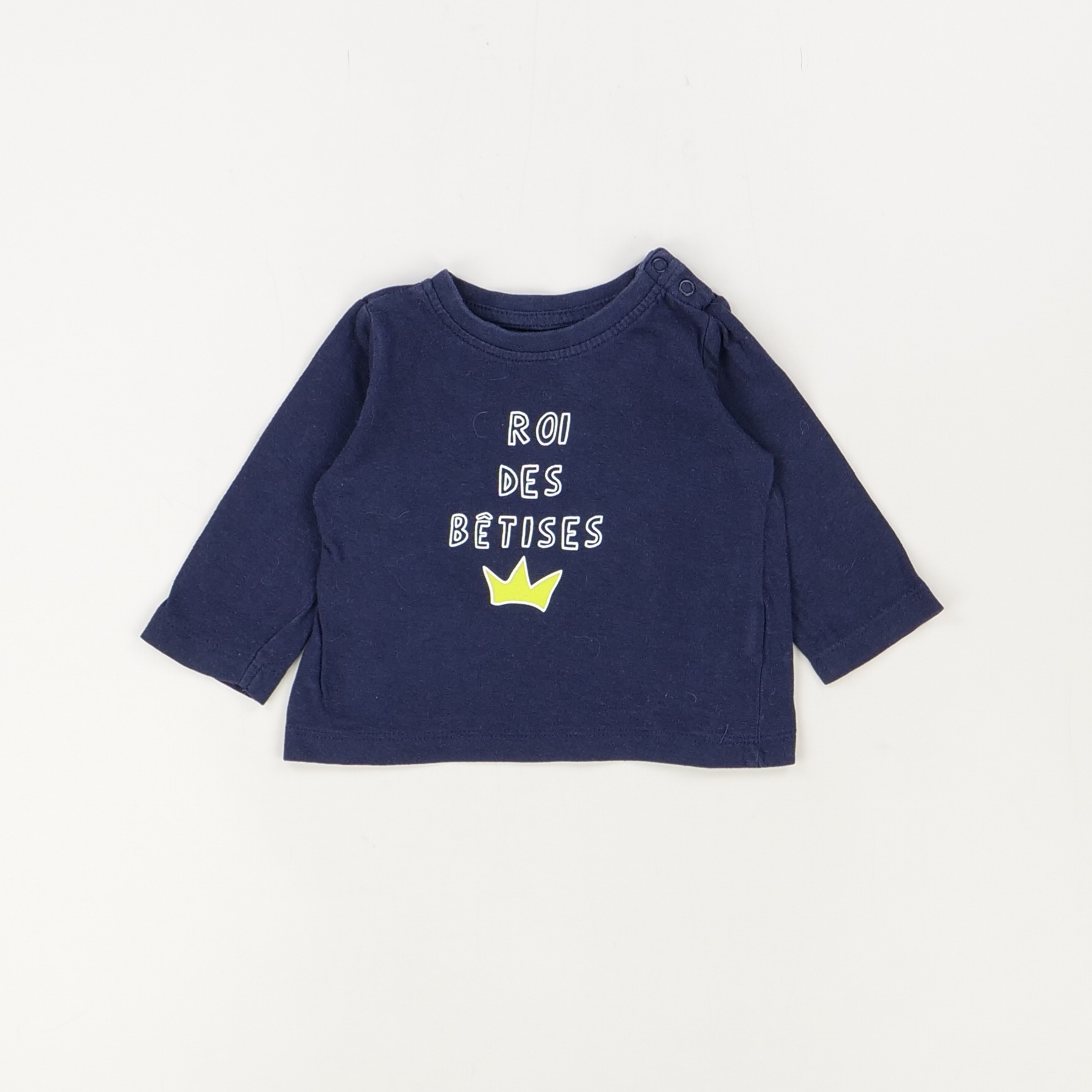 T-shirt bleu - Tissaia Basics - Garçon 6 mois - Seconde Main