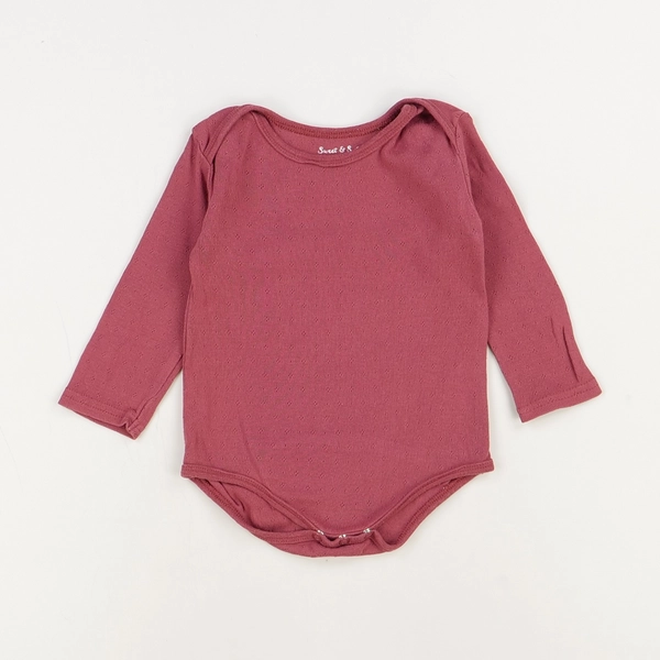 Body bordeaux - Sweet & Soft - Fille 12 mois - Seconde Main