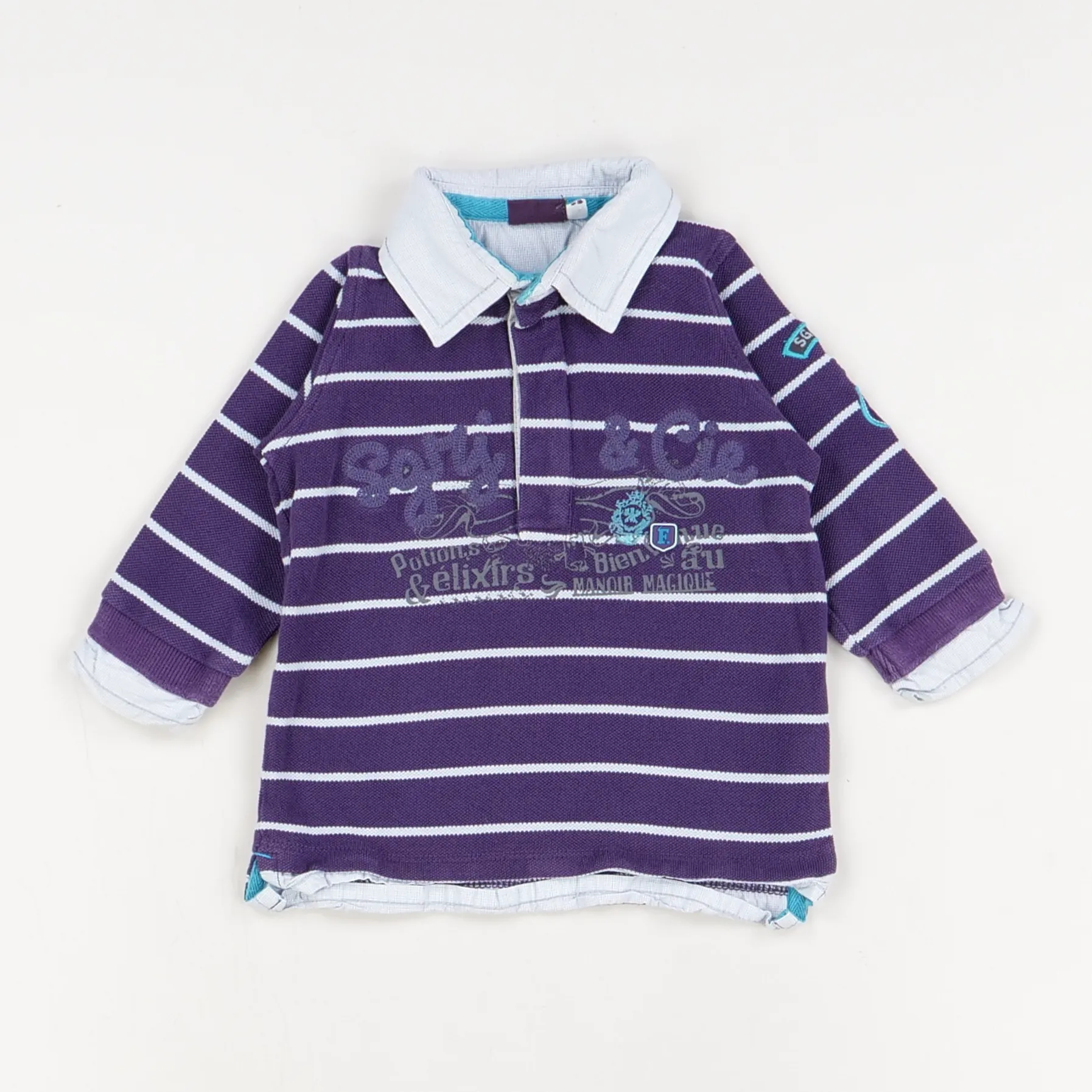 Polo violet - Sergent Major - Garçon 9 mois - Seconde Main