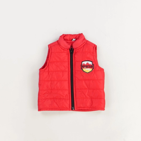Veste rouge - Sans marque - Garçon 3 mois - Seconde Main