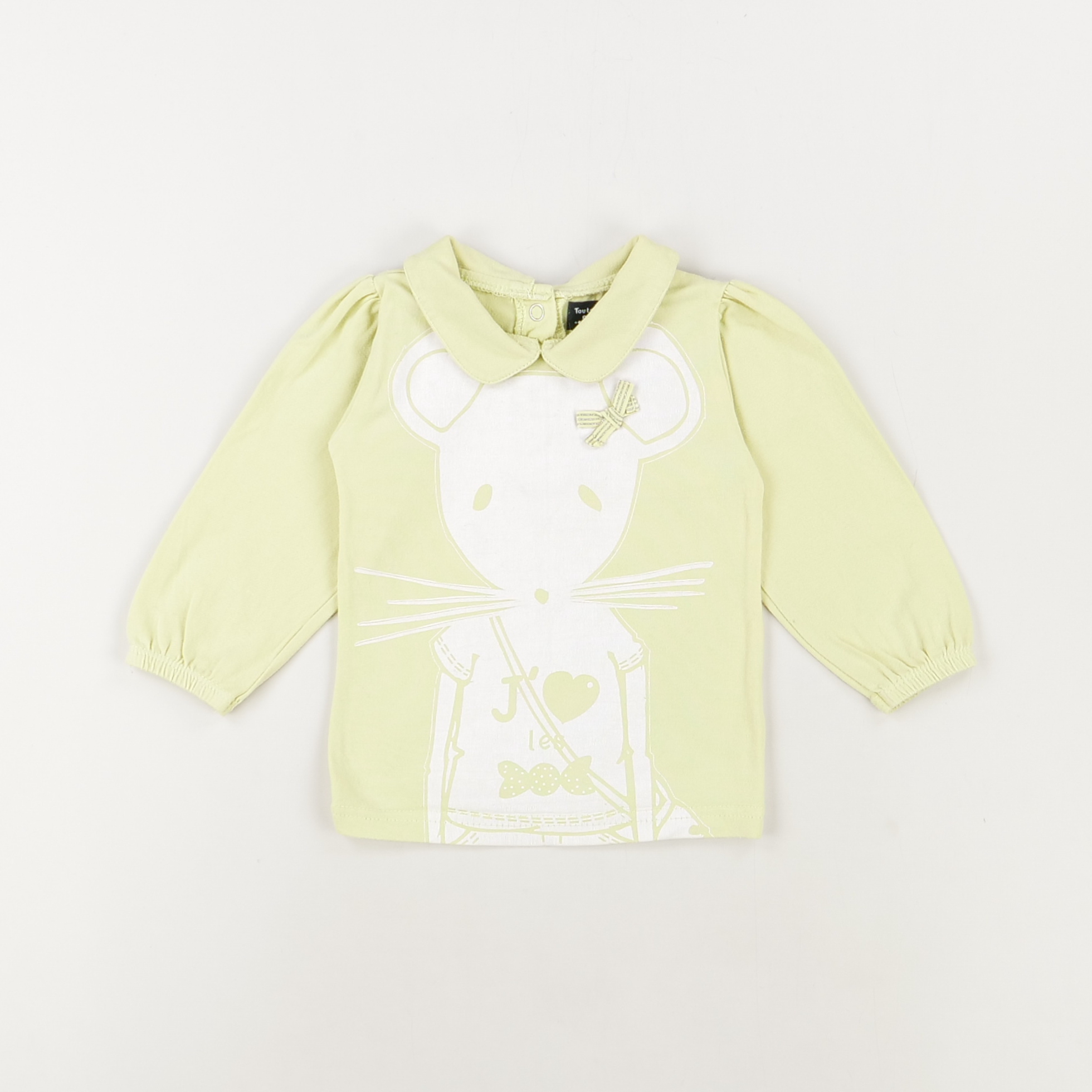 T-shirt vert - Toutcomptefait - Fille 12 mois - Seconde Main