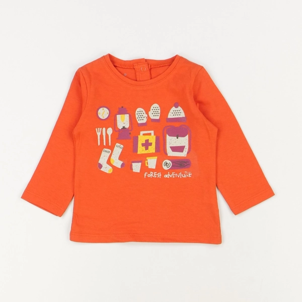 T-shirt rouge - Bébéreve - Garçon 6 mois - Seconde Main