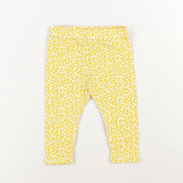 Legging jaune - Obaibi - Fille 6 mois - Seconde Main