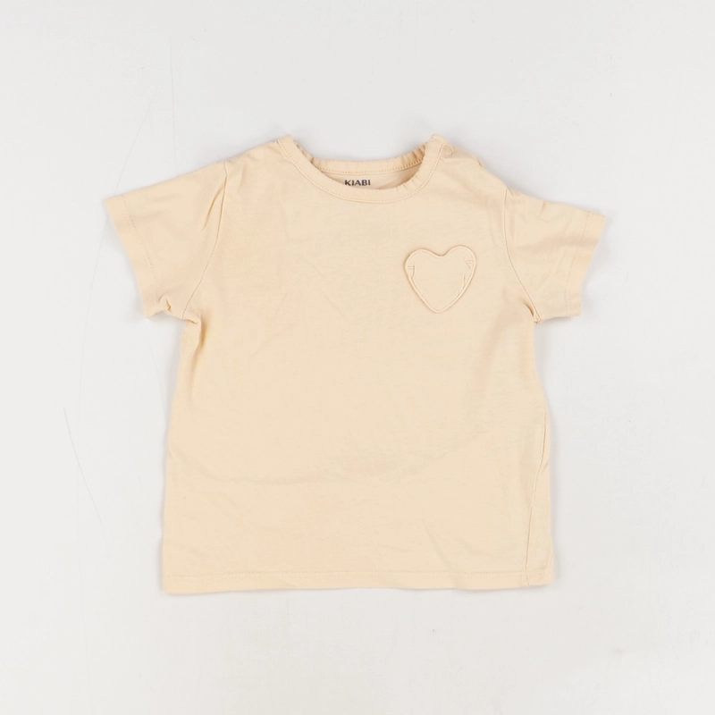 T-shirt beige - Kiabi - Fille 24 mois - Seconde Main