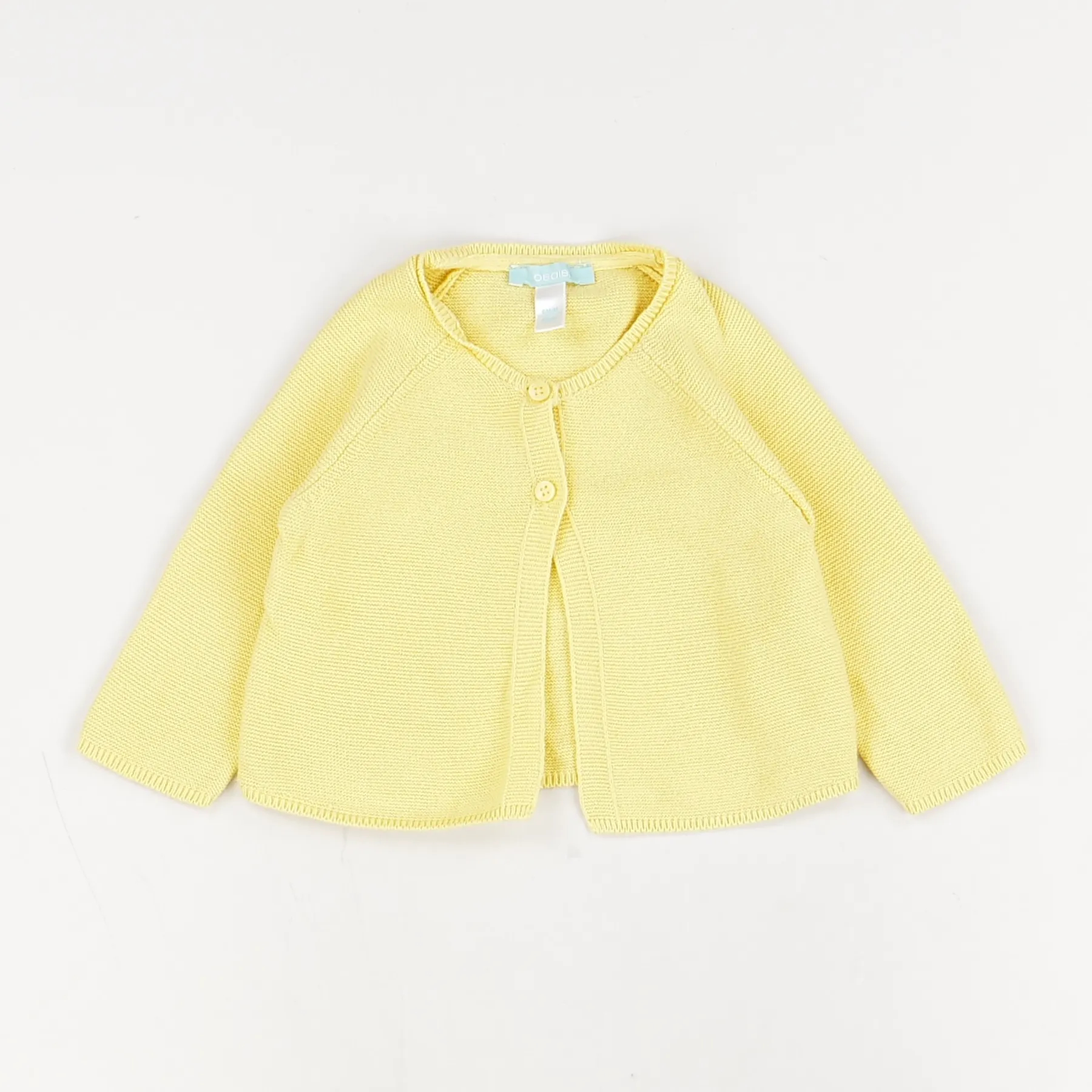 Gilet jaune - Obaibi - Fille 6 mois - Seconde Main