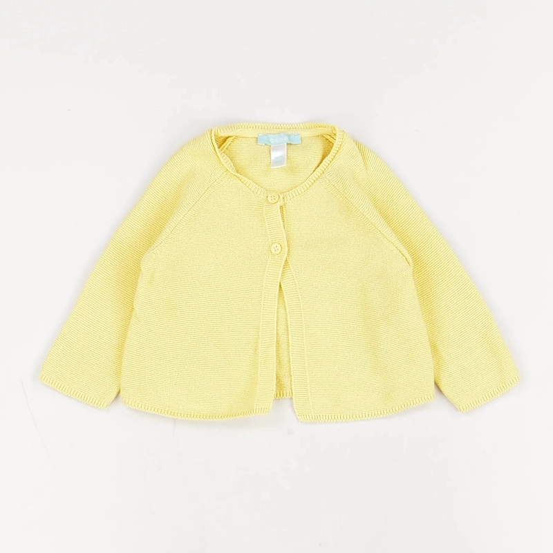 Gilet jaune - Obaibi - Fille 6 mois - Seconde Main