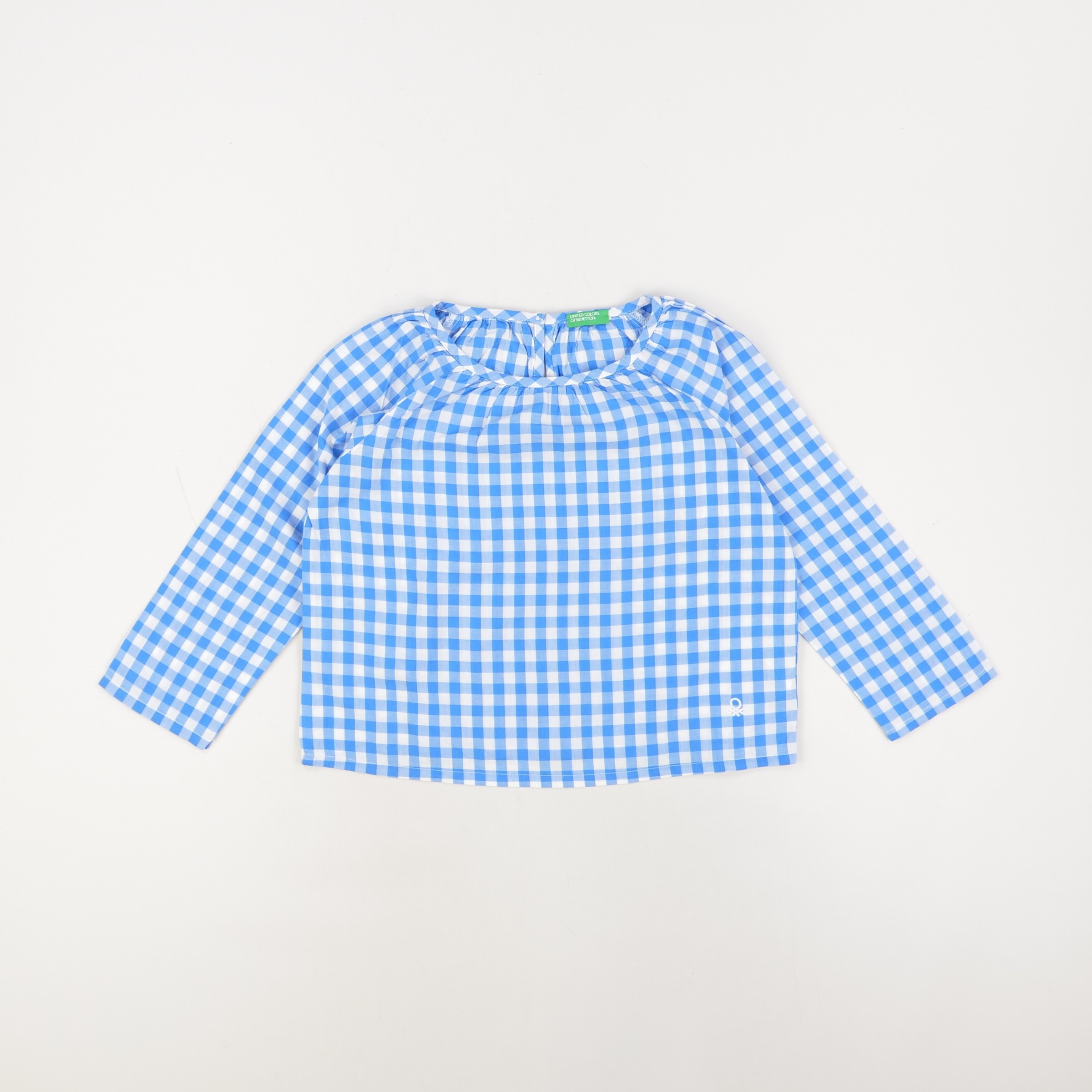 Blouse bleu United Colors of Benetton Garçon ans Seconde Main - Main Image