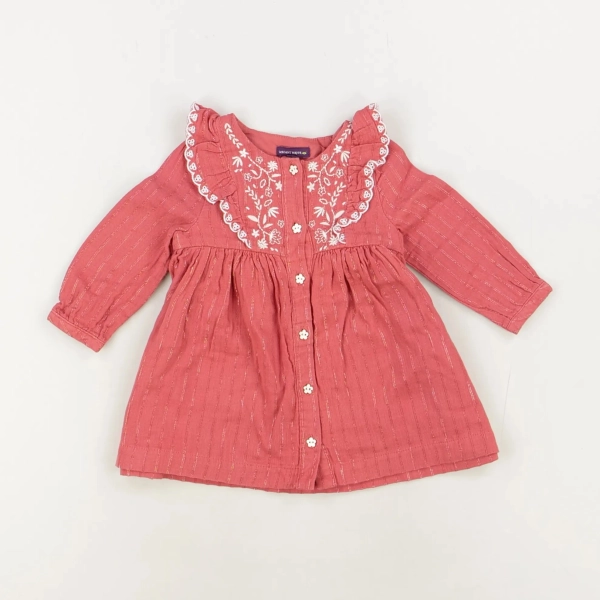 Chemise rouge - Sergent Major - Fille 6 mois - Seconde Main
