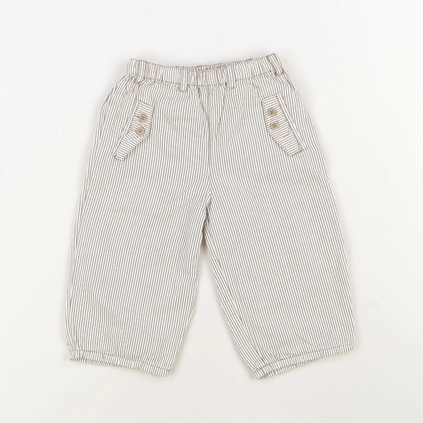 Pantalon blanc - Du pareil au même - Mixte 12 mois - Seconde Main