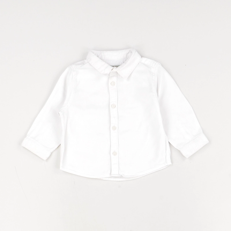 Chemise blanc - Zara - Mixte 3 mois - Seconde Main