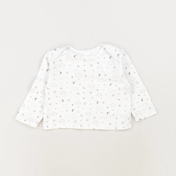 T-shirt blanc - Baby Club - Mixte 6 mois - Seconde Main
