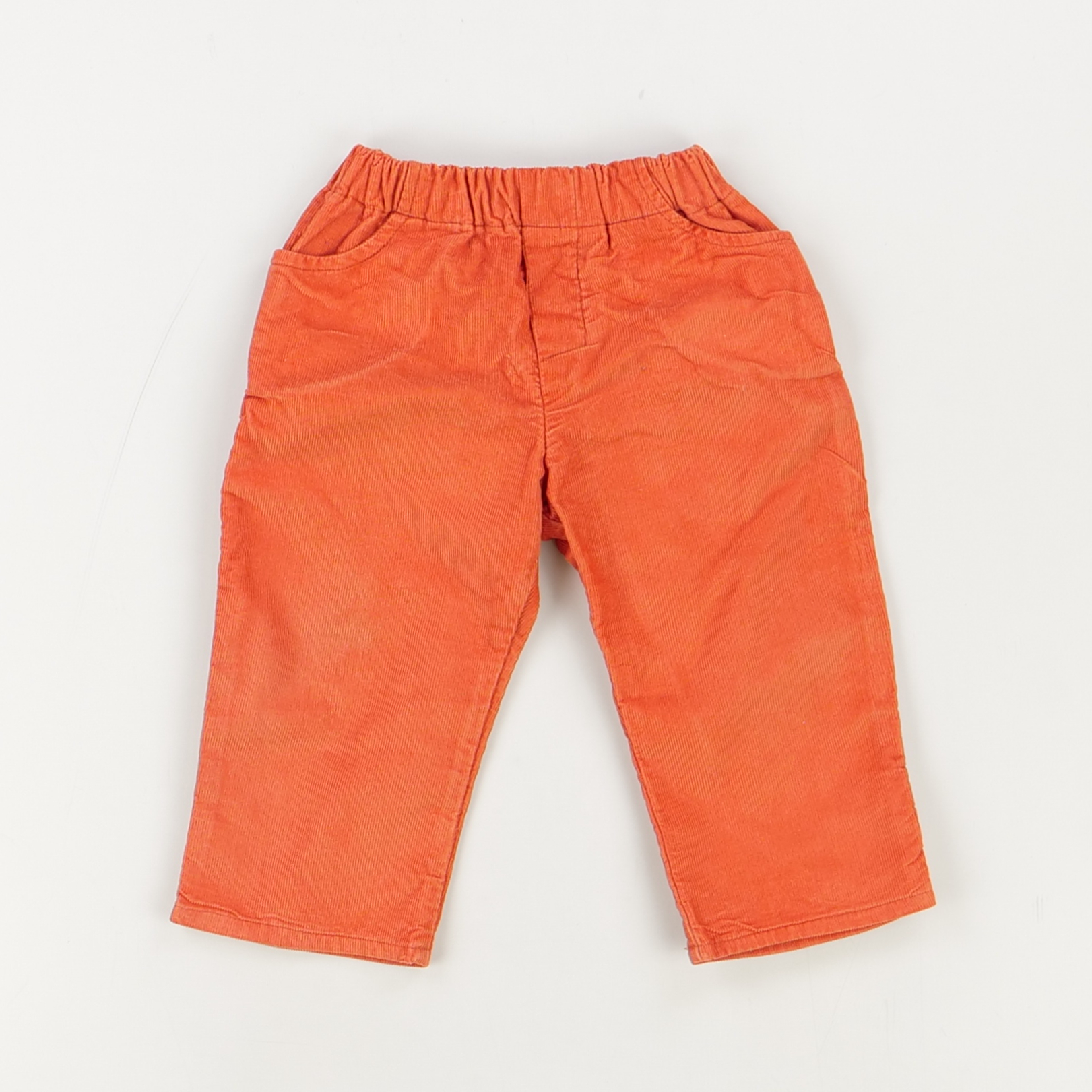 Pantalon orange - Sans marque - Garçon 12 mois - Seconde Main