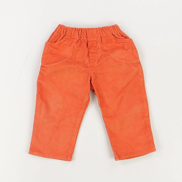 Pantalon orange - Sans marque - Garçon 12 mois - Seconde Main