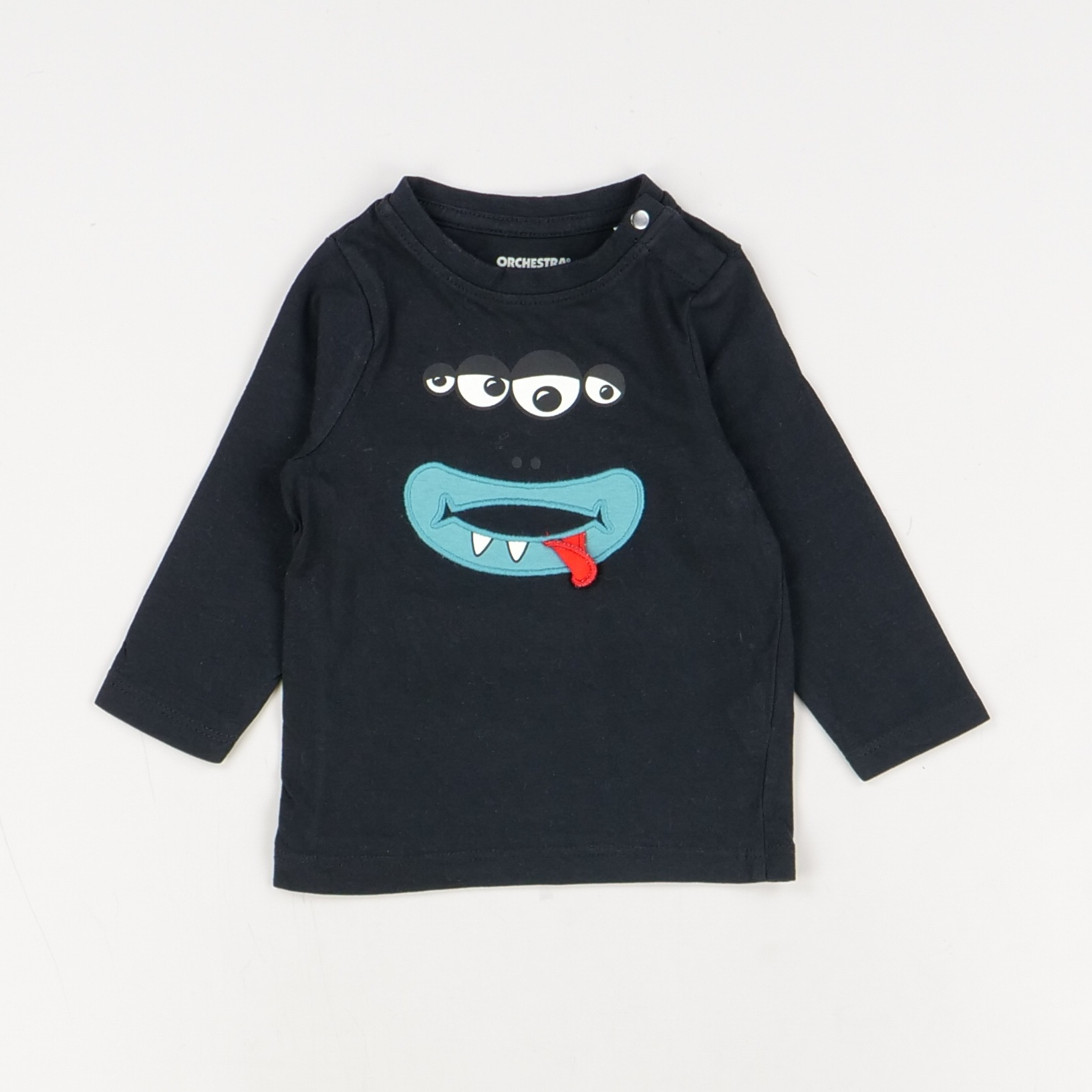 T-shirt noir - Orchestra - Garçon 6 mois - Seconde Main